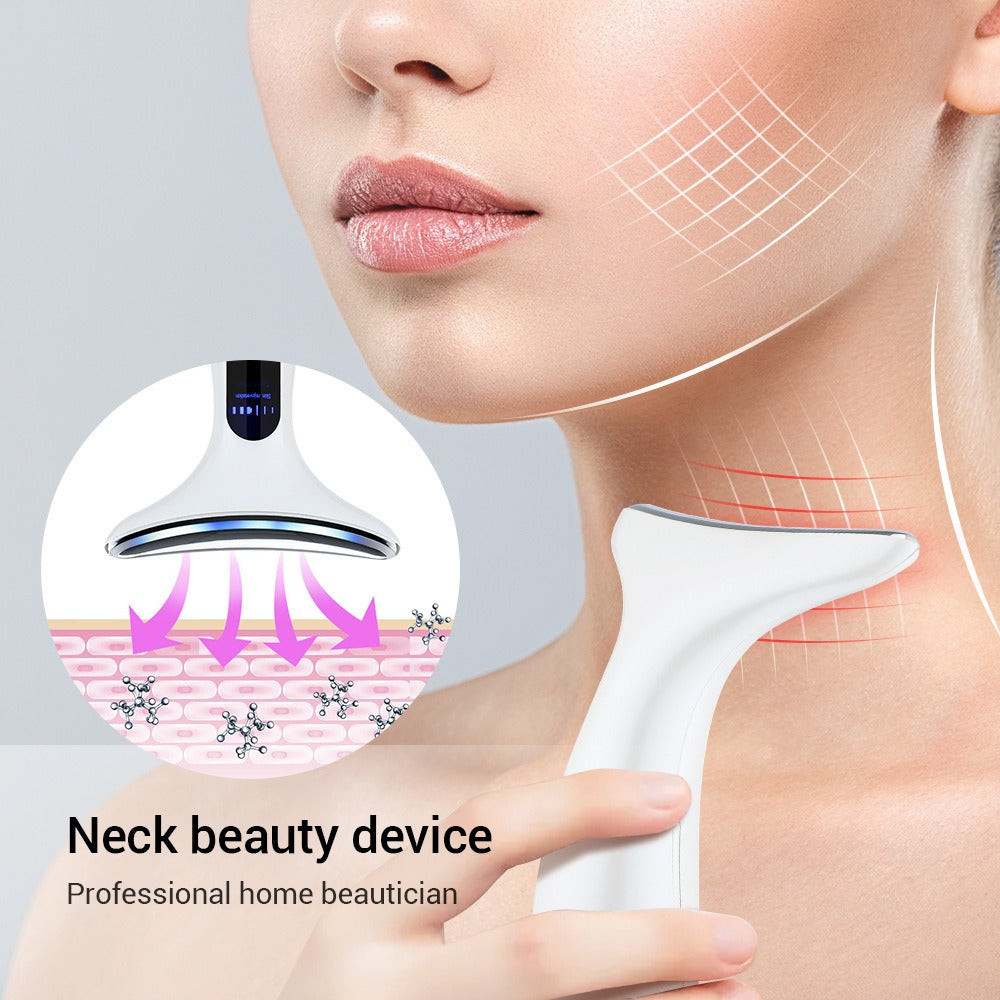 Color light microcurrent constant temperature neck beauty instrument neck