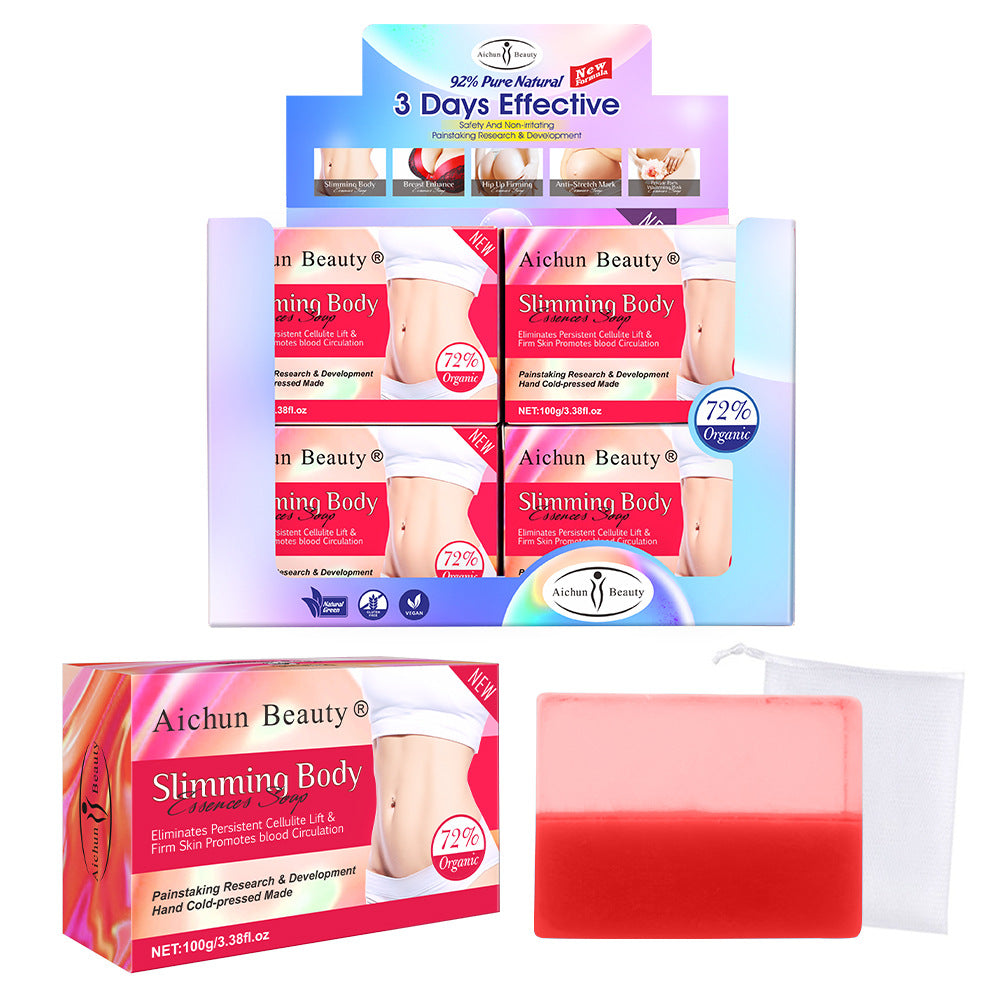 Body Sculpting Two-Color Handmade Soap Body Skin