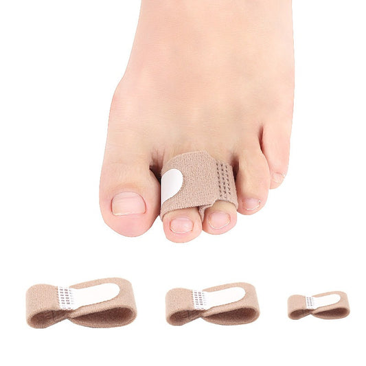 Overlapping Toe Straps For Correction And Fixation Of Claw Shaped Toe Bending In Adults And Children With Finger Joint Straps