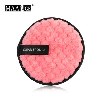 Microfiber Cloth Pads Facial Makeup Remover Puff Face Cleansing Towel Reusable Cotton Double layer Nail Art Cleaning Wipe