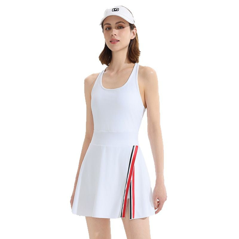 Sleeveless Tennis Dress with Built-In Underlayer