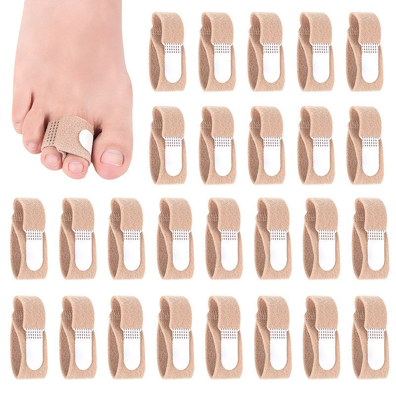 Overlapping Toe Straps For Correction And Fixation Of Claw Shaped Toe Bending In Adults And Children With Finger Joint Straps