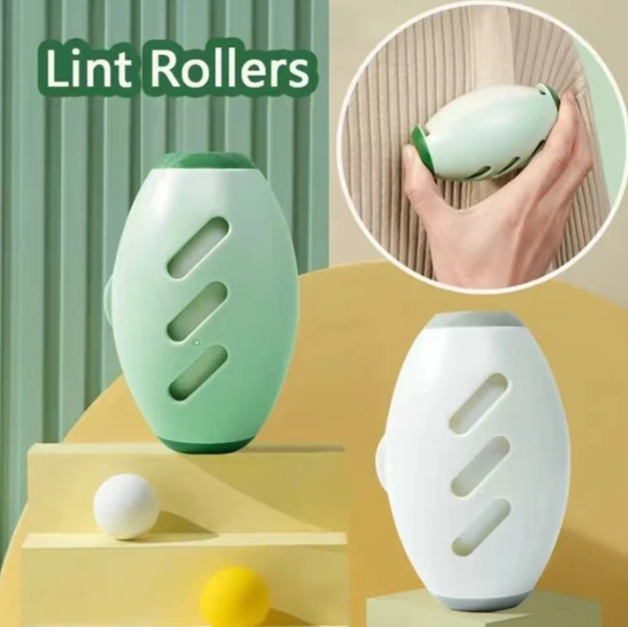 Mini Lint Roller Portable Roller Brush Cat Dog Hair Remove Reusable Multi-Surface Removal Tool Washable Hair Sticking Machine