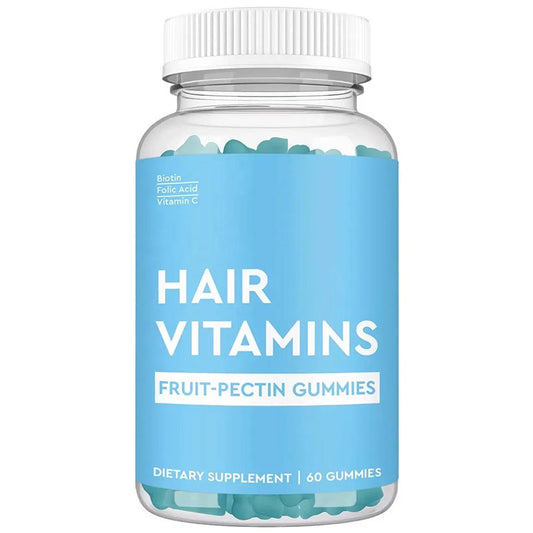 Hair gummies with biotin 